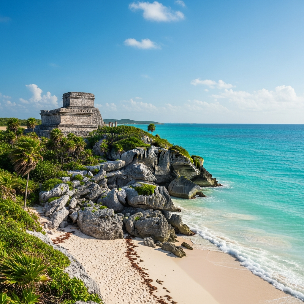 Ruinas Tulum Caribe México